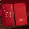 Envelope Vermelho Original Pronto para Usar Ano do Cavalo 2026, Envelope Vermelho Personalizado com Logo Corporativo, Presente Empresarial, Envelope de Ano Novo