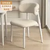 Silla de Comedor Nórdica de Madera Maciza Silla con Respaldo Suave Silla para Apartamento Pequeño Hogar Sala de Estar Comedor Hotel Restaurante Silla de Negociación Mahjong