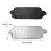Ventas directas del fabricante: Nuevo protector de nieve para coche de invierno, cubierta de hielo y nieve, parasol, protección contra nieve para ventana de coche, cubierta para parabrisas delantero