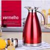 Panela de isolamento de aço inoxidável panela de café europeia 3042L duplo vácuo chaleira doméstica presente atacado