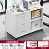 Gabinete de Posicionamento para Impressora A3 Bancada de Trabalho de Chão com Rodízios para Copiadora Armário Baixo Móvel Base Grande para Impressora