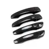Adequado para 14-23 Peugeot Citroen C4 Cactus maçaneta maçaneta de porta preto brilhante com decoração de apoio de braço