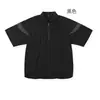 Camisa Polo de Manga Curta Estilo Montanha Outdoor Retrô Americano com Gola Camisa de Proteção Solar Meio Zíper para Homens Primavera e Verão 2026