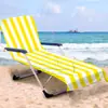 Esencial para Vacaciones en la Playa: Funda de Silla de Playa de Secado Rápido y Absorbente, Funda de Silla Anti-Suciedad para Piscina de Hotel, Funda de Silla de Toalla de Playa Portátil