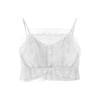 Novo sutiã de alça traseira estilo europeu com bojo, roupa íntima feminina, regata interna, peça única de renda, top tubinho para cobrir o peito, verão