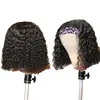 Peruca Turbante Europeia e Americana 2025 Peruca Europeia e Americana Cabelo Curto Cacheado Feminino Peruca Cabeça Explosiva de Volume Pequeno Africano Cobertura de Peruca em Estoque Cabelo de Geração