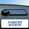 Suporte Giratório para Celular de Carro em PVC Xadrez com Tapete Antiderrapante e Placa de Estacionamento, Suporte Multifuncional para Painel Compatível com Todos os Modelos de Carro
