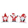 CY Cross-border Novo Papai Noel Natal Rudolph Enfeites de Mesa Natal Artesanato em Madeira Decoração de Festa