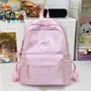 Mochila atmosférica con estampado de estrellas brillantes, estilo suave para niñas, adecuada para compras navideñas y salidas, mochila pequeña dulce y juvenil