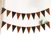 Banderas de fieltro hechas a mano transfronterizas para fiestas, decoraciones de Navidad, decoraciones de ambiente para el árbol de Navidad, banderas colgantes, personalización de montaje de escena