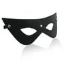 Divertidos lentes de cuero negros estilo ojo de gato productos coquetos Utensilios para mujer espectáculo 9 uñas fábrica de máscaras de cuero al por mayor