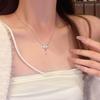 Colar de pérolas borboleta outono e inverno doce celebrante da Internet feminino acessórios para todos os jogos Design avançado Sense Niche Sweater Chain