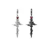Diseño de Nicho Temático de Rosas de Alta Gama Unisex Estilo Oscuro Brazaletes para Oreja Versátiles Elegantes Simples Personalidad Única Pendientes para Mujeres de Moda