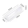 Caixas blister em estoque, caixas plásticas, inserts de PVC para batom e protetor labial, caixas blister com verso adesivo, tampas transparentes semirredondas, PET no atacado