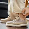 Zapatos Planos Casuales de Punta Ancha Talla Grande para Adolescentes, Zapatos Casuales Versátiles de Malla Transpirable, Zapatos Diarios para Conducir y Viajar