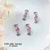 Acessórios Exclusivos de Arte de Unhas Tridimensional para Ano Novo, Zircônia Colorida, Saco da Fortuna com Apliques de Diamante de Luxo Leve, Decorações de Unhas Vestíveis