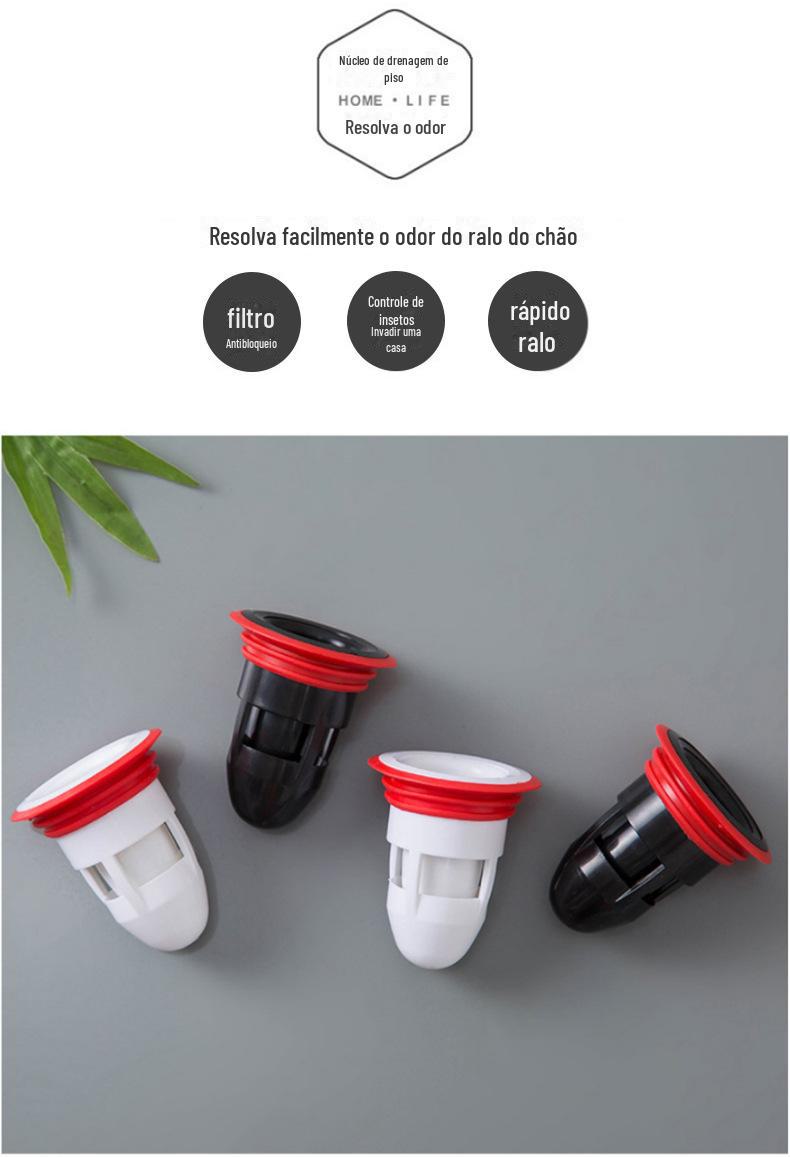 266卫生间防臭硅胶地漏芯下水道防虫过滤网地漏盖厕所地漏内芯