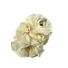 Presilha Banana Flor Plissada Fofa Extra Grande para Mulheres 2026 Novo Estilo Presilha de Cabelo com Toque de Luxo para a Parte de Trás da Cabeça Rabo de Cavalo