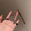 Gargantilla Punk Maillard Cristal Mariposa Collar para Mujer 2024 Nuevo Explosiones Tendencia Dulce Cool Spice Cadena