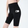 Pantalones Deportivos Ajustados de Cinco Bolsillos de Pimiento Rojo para Mujer, Verano Finos para Deporte y Fitness, Control de Abdomen, Levanta Glúteos, Pantalones de Ciclismo al por Mayor