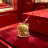 Amuleto de gato de la suerte de dibujos animados en lámina de oro 999 puro, una pequeña figura de dios de la fortuna, para cadenas de teléfono, llaveros y decoraciones de bolsas, perfecto como regalo promocional