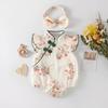 Roupa de Bebê Estilo Chinês Macacão Verão Fino Menina Bebê Um Ano Vestido de Verão Vestido Princesa Cheongsam Roupa Envoltório para Fraldas