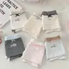 Ropa Interior Suave Linda de Niña de Cartón de Leche 10A Algodón Puro Antibacteriana Tallas Grandes Amigable Cintura Media Transpirable Bragas Triángulo