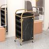 Carrito de peluquería, gabinete de herramientas para peluquería, carrito de herramientas para teñido permanente, carrito de almacenamiento móvil para salón de permanente