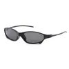 Gafas de sol deportivas para ciclismo al aire libre, marco negro, marco estrecho único, bloqueadoras de sol, adelgazantes, versátiles, gafas de sol para hombre en stock