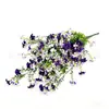 Popular 69 Galhos Eucalipto Artificial Narciso Orquídea Decoração Externa para Casa Trepadeira Pendurada na Parede Flor Artificial Trepadeira Decoração de Natal