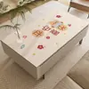 Toalha de Mesa de Centro, À Prova de Óleo, Impermeável, Não Precisa Lavar, Resistente ao Calor, Tapete de Mesa, Luxo Leve, Sensação de Alta Qualidade, Tapete para Mesa de Jantar da Sala de Estar, Tapete de Couro para Mesa