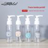 Ramila 100ml frasco de imprensa cosmética PET produtos para cuidados com a pele embalagem portátil de viagem imprensa garrafa vazia LM732