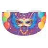 Capas Coloridas Personalizadas de Fábrica para Carnaval, Capas com Máscara de Pena Colorida para Crianças, Capas com Amarração Atacado