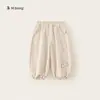 Coleção de Calças Casuais para Meninas Bangxuan Roupa Infantil Calça de Moletom para Meninas Calça Flare para Crianças Pequenas Calças Infantis para Primavera e Outono