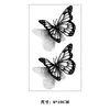 Venta Caliente Transfronteriza En Stock Estilo Europeo y Americano Coloridos Retro Mariposa 3D Sexy Pegatinas de Tatuaje Temporal Mayoreo