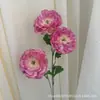 Flores Artificiales Rojo Rosa, Flores Falsas Rojo Rosa para Decoración de Pasillos en Salones de Bodas, Venta al por Mayor para Eventos de Boda