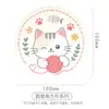 Posavasos de cerámica con temática de mascotas, resistentes al calor y a las quemaduras, con diseños de gato, Shiba Inu y Bichón Frisé, decoración creativa para el hogar y opciones de venta al por mayor