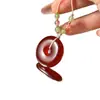 Alimento natural para caballos, colgante de paz de ágata de hielo de alta calidad, colgante de princesa de ágata roja, colgante de jade, suministro mayorista transfronterizo de colgantes