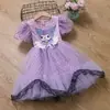 Vestido da Kuromi para Meninas, Vestido de Verão, Vestido Princesa Lolita Infantil, Vestido de Aniversário para Bebê Menina, Vestido Tutu para Menina