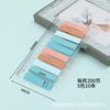 Notas Post-it Transparentes Color Morandi Delgadas Índice de Tema Incorrecto Pasta Pet Para Llevar Alto Valor de Color Adhesivo Fuerte Bloc de Notas Adhesivo