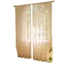 Suministro directo transfronterizo de Amazon de cortinas transparentes de encaje estilo bohemio, cortinas cortas, cortinas de cocina, cortinas de café, cortinas de ventana terminadas
