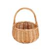 Cesta de Armazenamento de Algas Marinhas Personalizada com Alça, Bolsa de Palha Tecida à Mão, Cesta de Armazenamento de Fraldas para Decoração de Casa