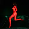 Calcetines Brillantes de Aceite de Caballo con Aguja 912 Transfronterizos 8D Delgados Ajustados Body de Cinco Dedos Medias Sexy con Abertura en la Entrepierna Traje de Cuerpo Completo para Mujer
