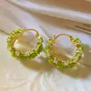 Pendientes de Flor de Dopamina con Circonita para Mujer, Pendientes de Lujo de Alta Gama, Pendientes Súper Bonitos 2026, Accesorios para Orejas Únicos y Hermosos