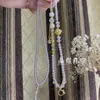 Cadena de Cuentas de Cristal Blanco Original Hebilla Universal Sentido Avanzado Joker Cristal Zorro de Nueve Colas Marca Tailandesa Cadena para Colgar Thangka 4mm Largo 60