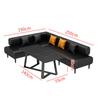 Mesa y silla de bar de bistró de estilo industrial, barra transparente, mesa de comedor musical, asiento de tarjeta, sofá, barbacoa, tienda, cafetería, sofá comercial