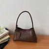 Bolsa de Ombro Casual Simples com Textura de Moda Personalizada para a Primavera de 2026 Bolsa de Axila Feminina com Design de Nicho