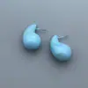 Nuevos Pendientes de Botón de Gota de Agua Personalizados de Moda Versátiles Exquisitos Frescos Simples Regalo Conmemorativo Pendientes de Botón de Lujo Ligero