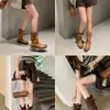 Botas apiladas de piel de vaca súper suave con 6 CM de aumento interno de altura, color desgastado, para mujer, tacón grueso, botines de media pantorrilla, nuevo estilo Otoño e Invierno 2026, botas estilo Martin