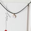 Diy26 Collar con Colgante de Letra Inglesa Estudiante Femenina Pareja Coreana Novia Enviar Novio Cadena Clavícula Cadena de Cuello